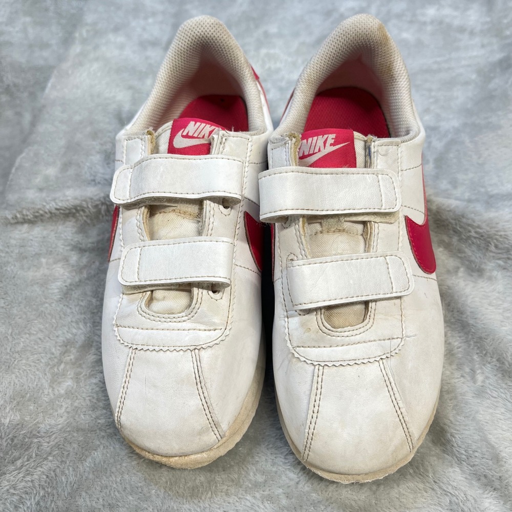 Nike Cortez Basic SL PS Kids Shoes White Pink Red Size 3Y